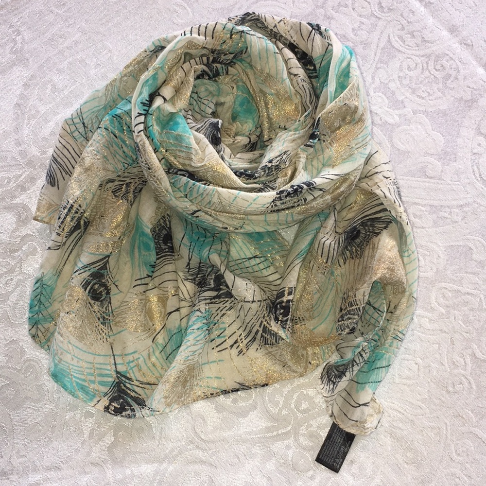 Express Sheer Feather Scarf